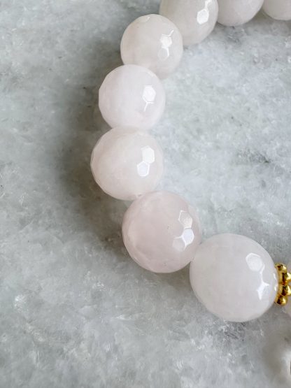 Rosenquarz "Bee Rosé" – Bild 2