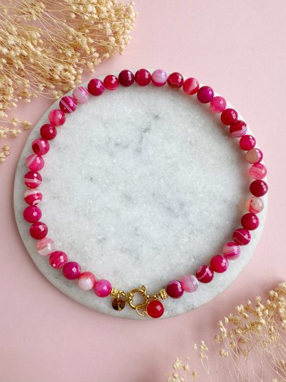 Kette "Pink Dust“
