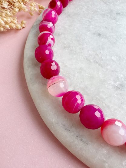 Kette "Pink Dust“ – Bild 2