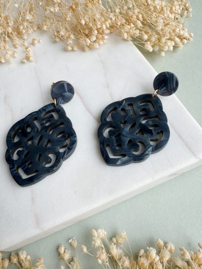 Ohrringe "Deep Blue Love" – Bild 2