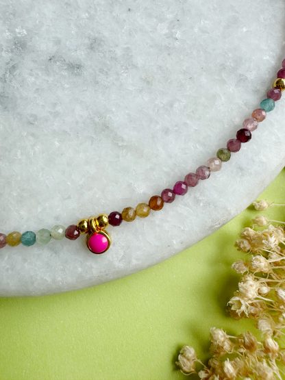 Kette "The Vivid Cerise“ – Bild 3