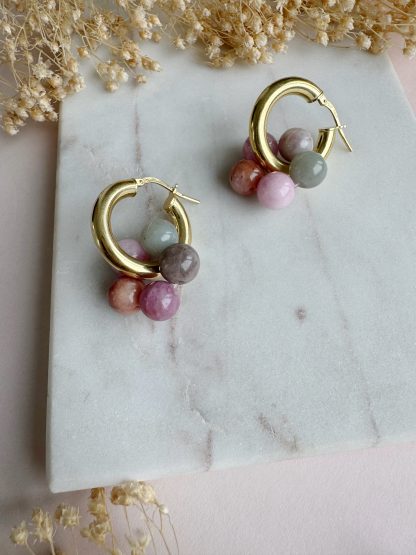 Ohrringe "Golden Bubble" – Bild 2