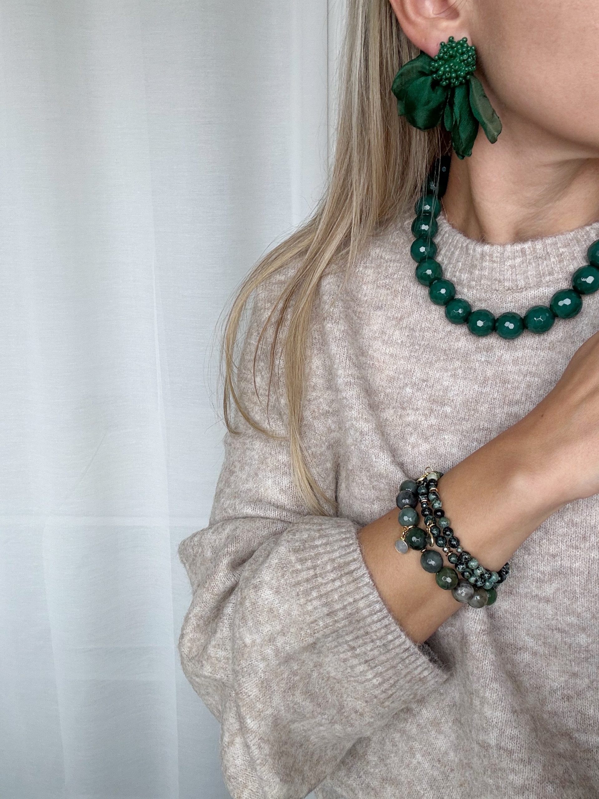 Ohrringe "Floral Green" – Bild 2