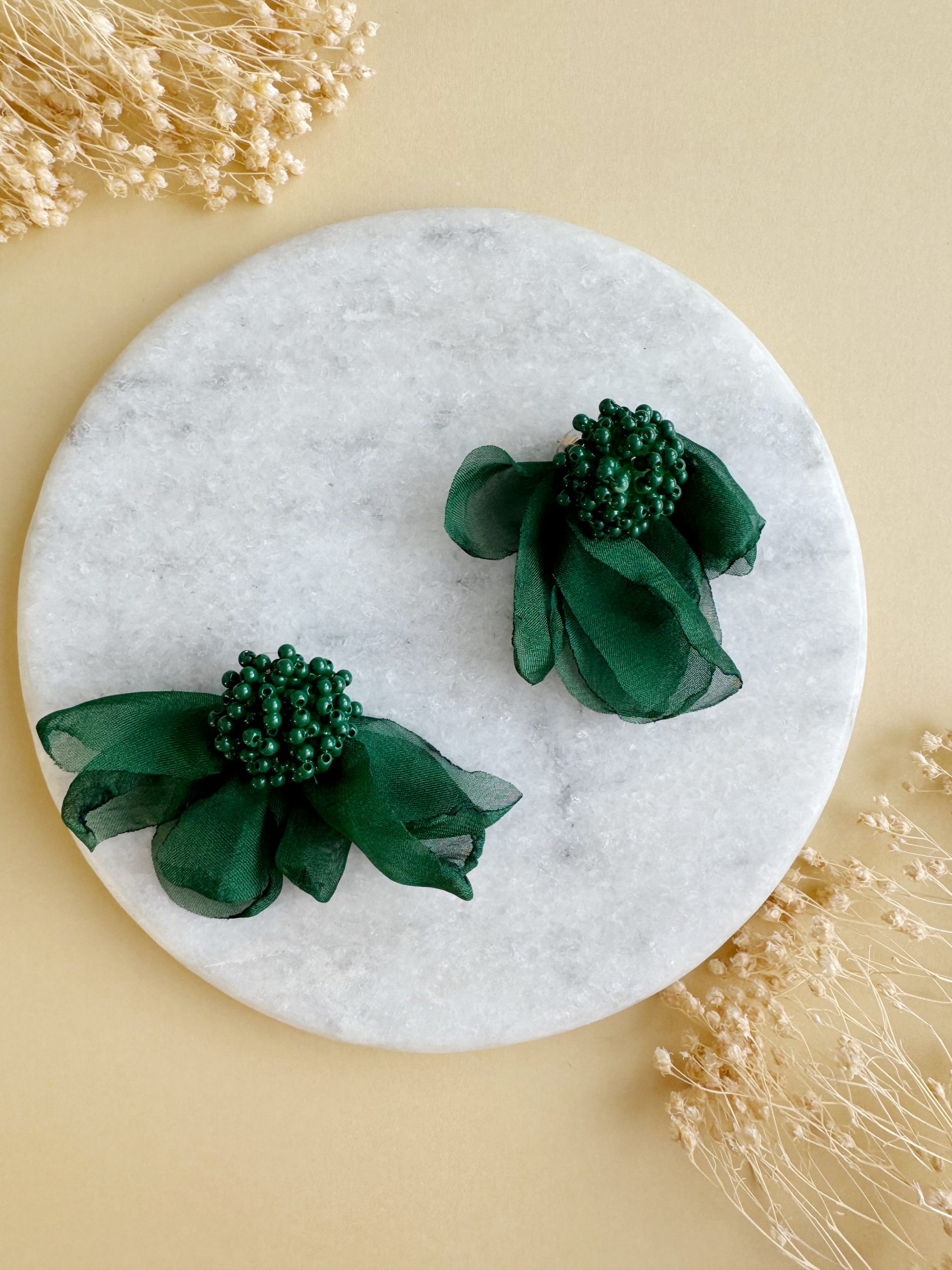 Ohrringe "Floral Green"