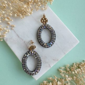 Ohrringe "Foggy Field"