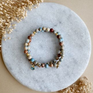 Jaspis Set "Blossom Blue“