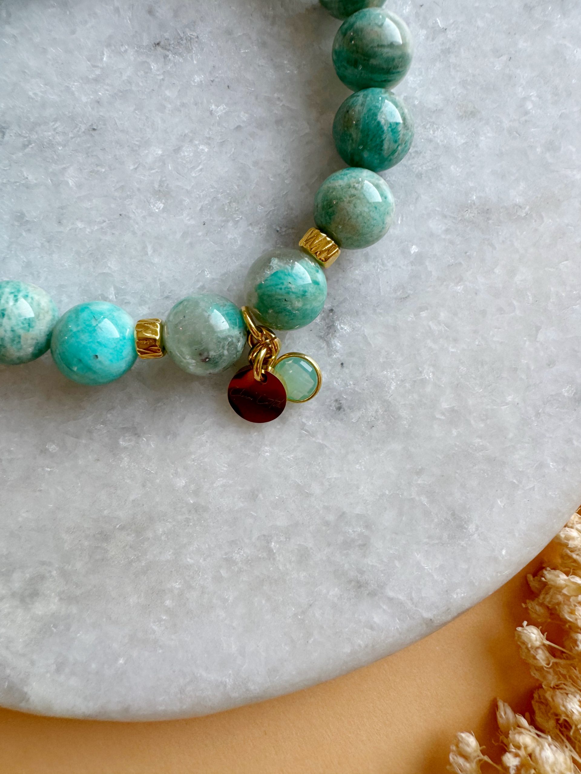 Amazonit "Cloudy Green" – Bild 3