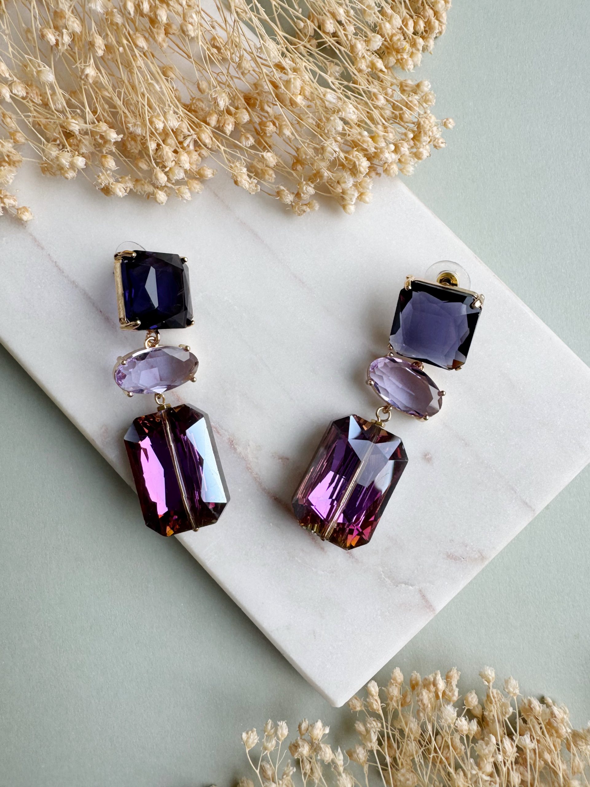 Ohrringe "Crystal Violet"