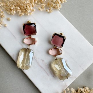 Ohrringe "Crystal Rosé"