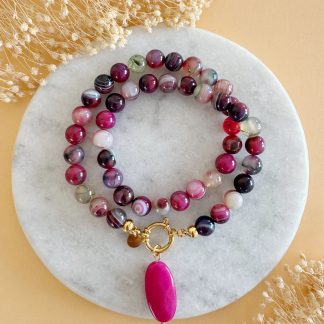 Kette "Ruby Rendezvous"