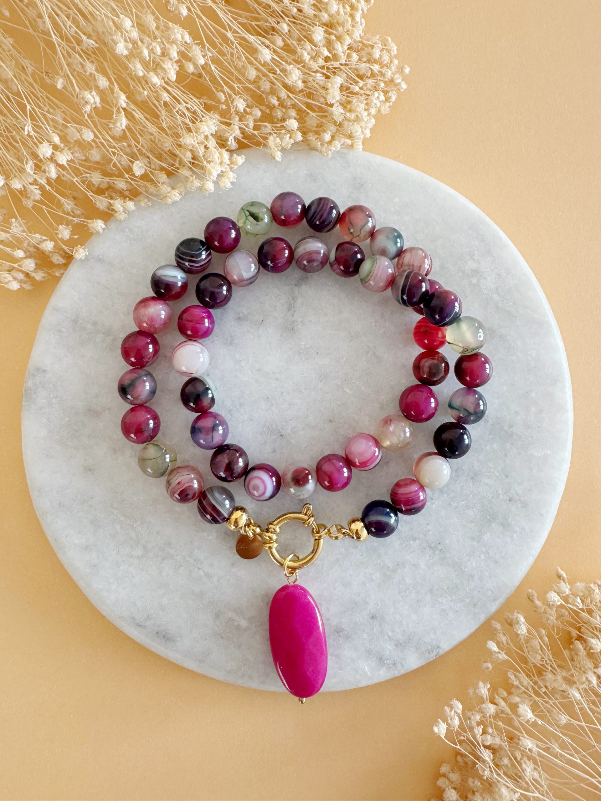 Kette "Ruby Rendezvous"