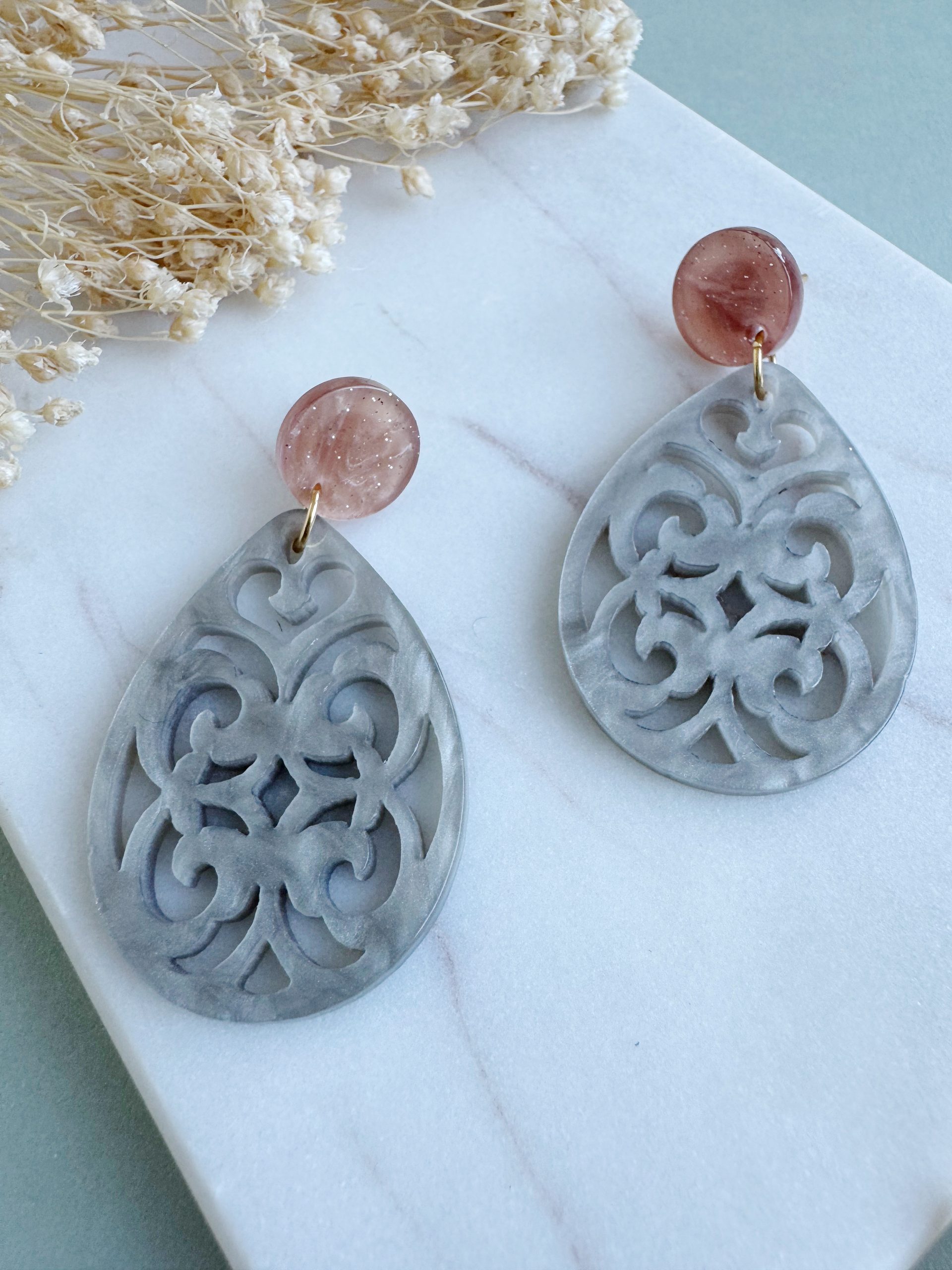 Ohrringe "Mauvellous" – Bild 2