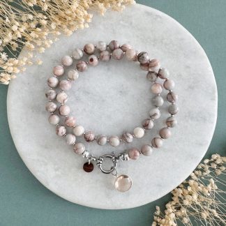 Kette "Beige Sparkle"