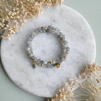 Labradorit Set "Kitty Grey"