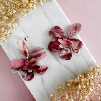 Ohrringe "Floral Rosé"
