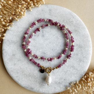 Kette "Pink Brocade"