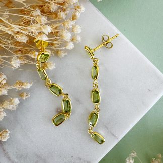 Ohrringe "Green Whisper"