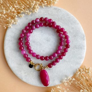 Kette "Ruby Rendezvous"