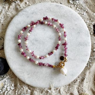 Kette "Pink Brocade"