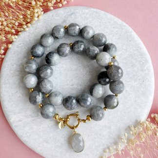 Kette "Greige Sparkle"