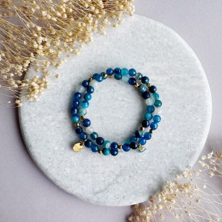 Achat Set "Blue Aura"